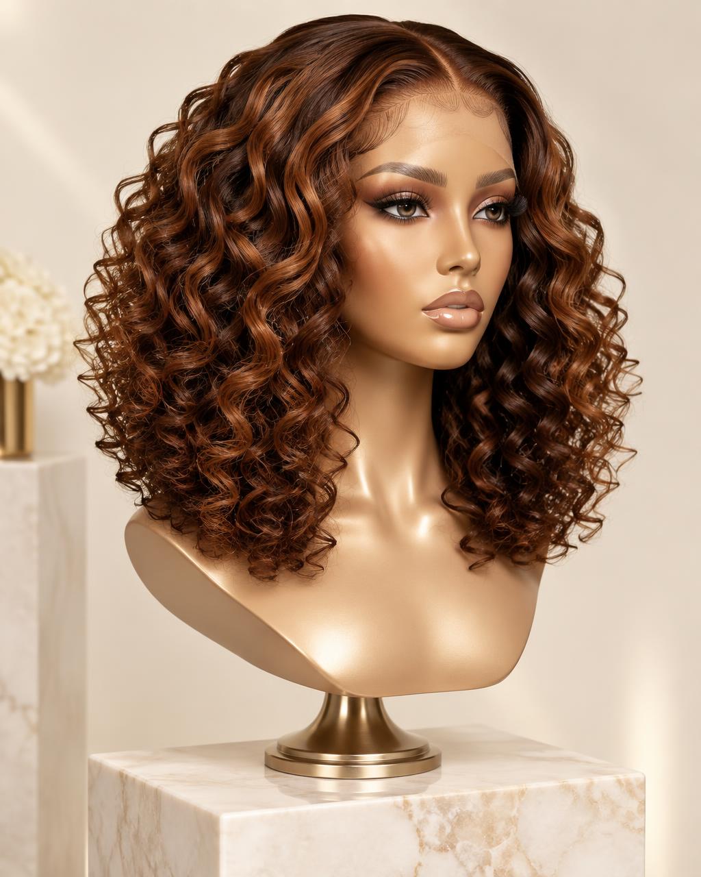 Copper Sunset Curly Crown — Coshine Hair Everyday Luxury